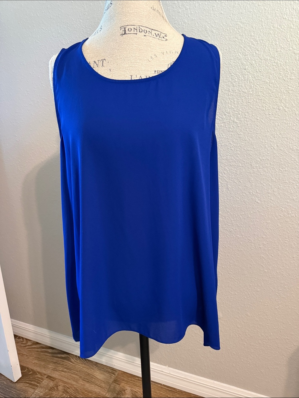 Sleeveless Royal Blue Women’s Shell Top